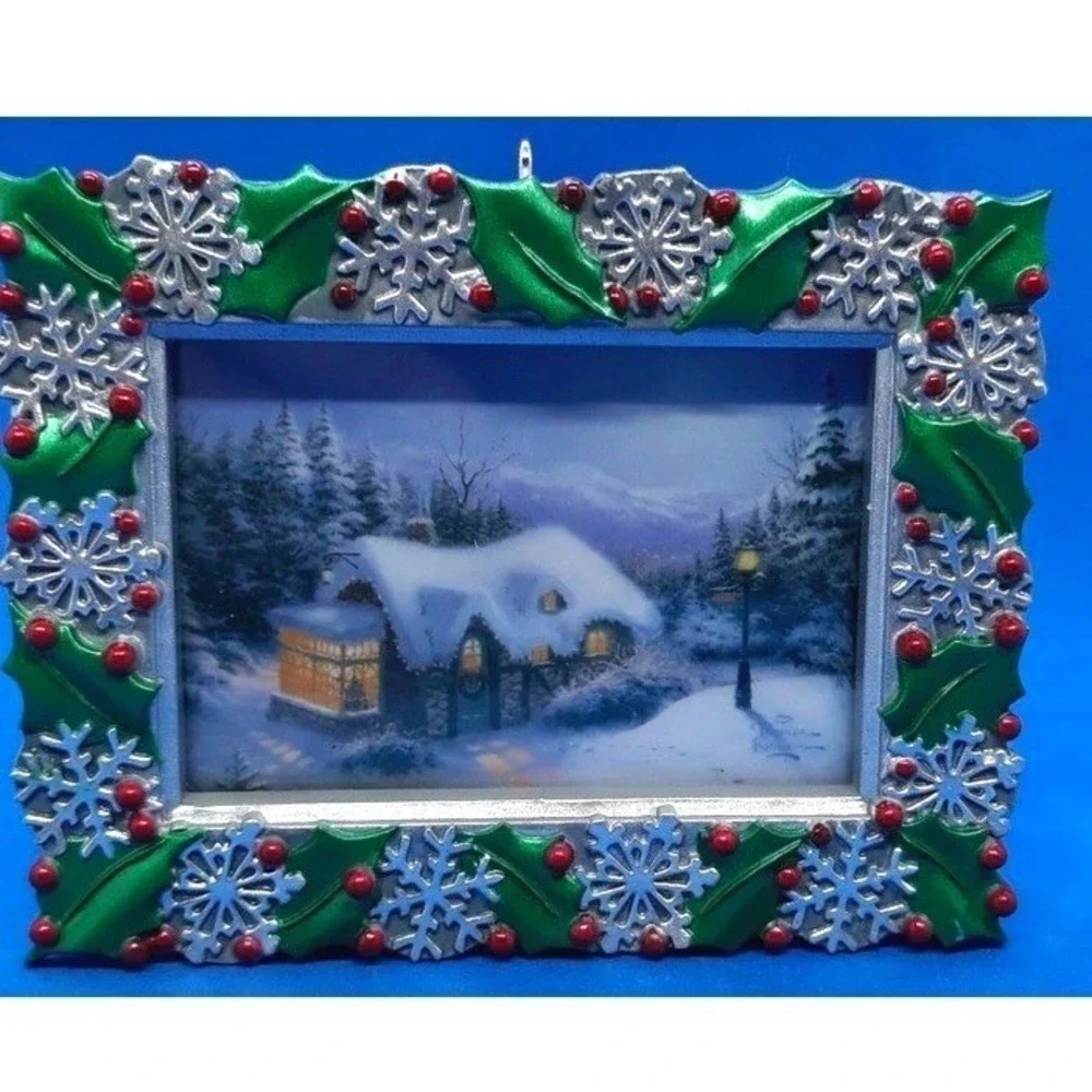 2005 Hallmark Keepsake Christmas Ornament Silent Night‎ Thomas Kinkade Painter